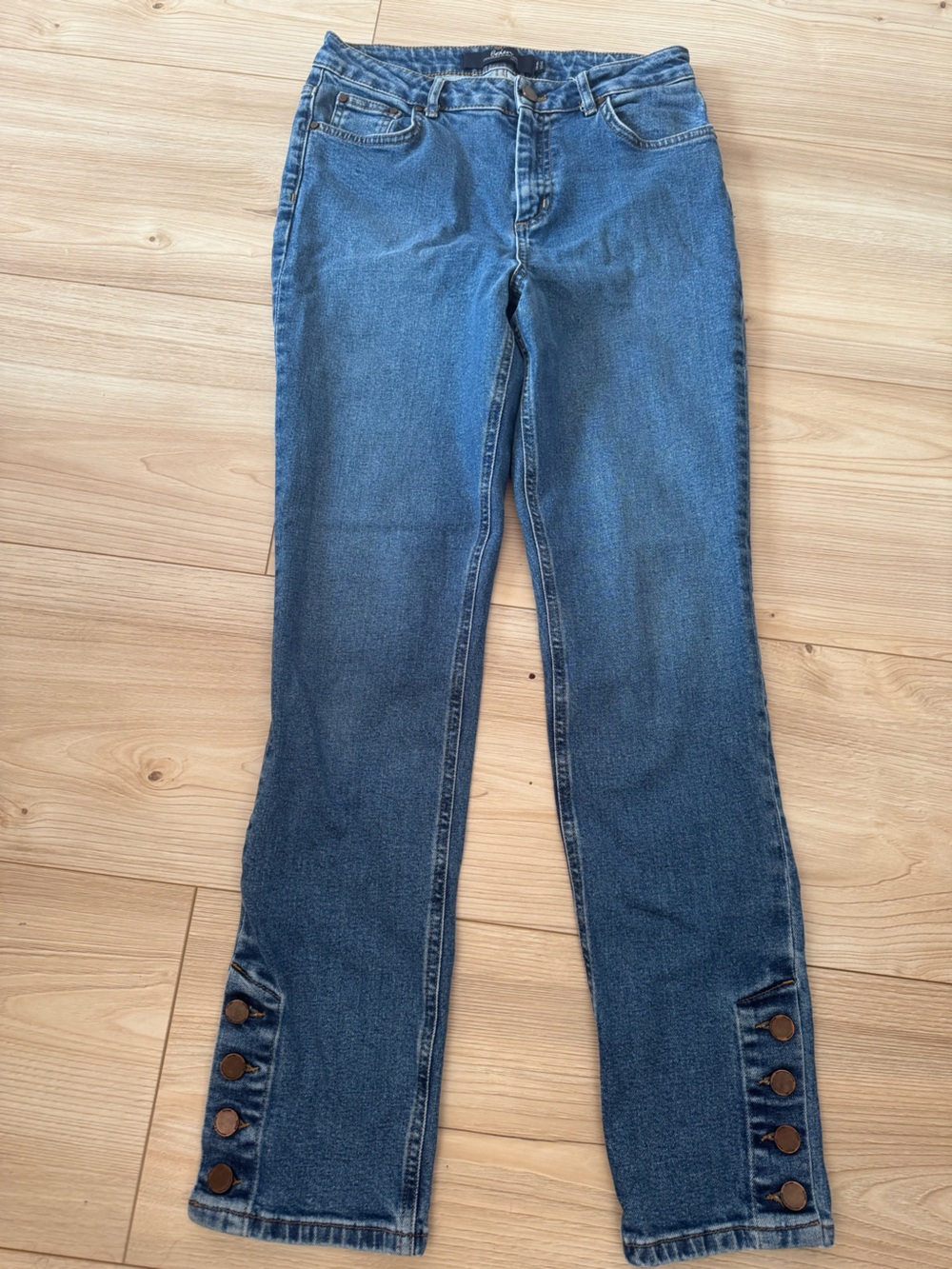 Boden Women's Straight-Leg Jeans in Medium Blue